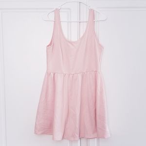 2/$10 FOREVER 21 Pink Skater Dress L